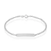 Histoire d'Or Bracelet Identité Etheline Maille Gourmette Or Blanc* Bracelets|Gourmettes