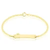 Clearance Histoire d'Or Bracelet Identité Etheline Maille Gourmette Or Jaune