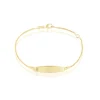 Outlet Histoire d'Or Bracelet Identité Euriel Maille Palmier Or Jaune