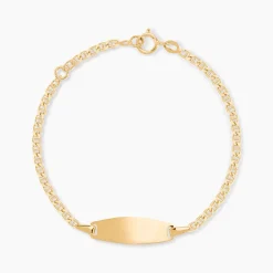 Histoire d'Or Bracelet Identité Fanelia Maille Marine Or Jaune* Bijoux Personnalisés|Bracelets