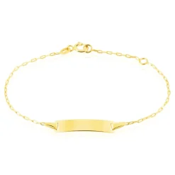 Outlet Histoire d'Or Bracelet Identité Gaspardine Maille Forçat or jaune