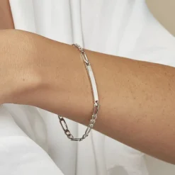 Histoire d'Or Bracelet Identité Vila Argent Blanc* Bijoux Personnalisés|Bracelets