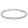 Histoire d'Or Bracelet Identite Acier Blanc Doryan* Bracelets|Gourmettes