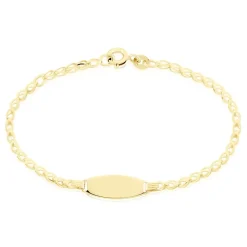 New Histoire d'Or Bracelet Identitée Marcel Or Jaune