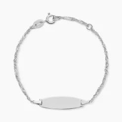 Histoire d'Or Bracelet Identitée Myline Argent Blanc* Bracelets|Gourmettes