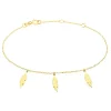 Hot Histoire d'Or Bracelet Indian Nature Feuilles Or Jaune