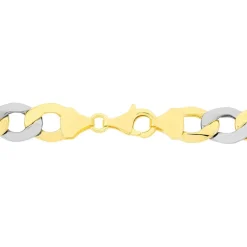 Outlet Histoire d'Or Bracelet Iris Or Bicolore Maille Gourmette