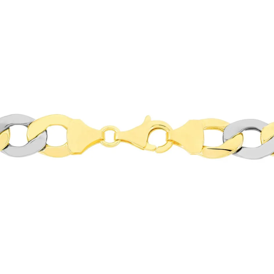 Outlet Histoire d'Or Bracelet Iris Or Bicolore Maille Gourmette