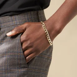 Histoire d'Or Bracelet Iris Or Jaune Maille Gourmette