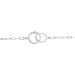 Clearance Histoire d'Or Bracelet Isabel Argent Blanc Oxyde De Zirconium