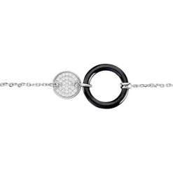 Histoire d'Or Bracelet Issara Argent Blanc Céramique Et Oxyde De Zirconium* Bracelets|Bracelets Fantaisie