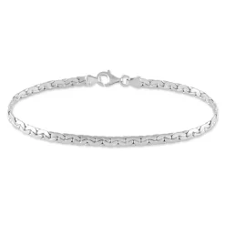 Outlet Histoire d'Or Bracelet Ivy Maille Haricot Or Blanc