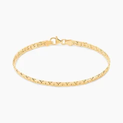 Hot Histoire d'Or Bracelet Ivy Maille Haricot or jaune