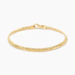 Hot Histoire d'Or Bracelet Izel Maille Anglaise or jaune