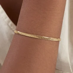 Hot Histoire d'Or Bracelet Izel Maille Anglaise or jaune