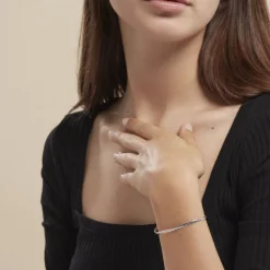 Histoire d'Or Bracelet Izel Maille Anglaise Or Blanc* Bracelets|Bracelets Maille