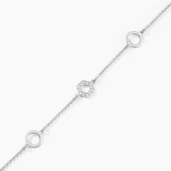 Discount Histoire d'Or Bracelet Jalila Argent Blanc Oxyde De Zirconium