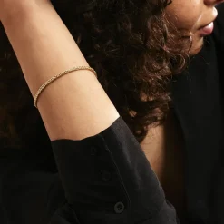 Online Histoire d'Or Bracelet Jany Maille Palmier Or Jaune