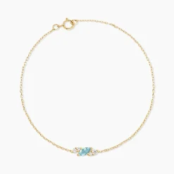 Online Histoire d'Or Bracelet Jardin Secret Or Jaune Topaze Oxyde De Zirconium