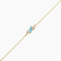 Online Histoire d'Or Bracelet Jardin Secret Or Jaune Topaze Oxyde De Zirconium