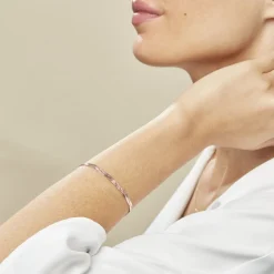 Histoire d'Or Bracelet Jasmin Tresse Or Rose* Bracelets|Bracelets Maille