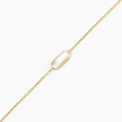 Sale Histoire d'Or Bracelet Jazz Acier Jaune Nacre