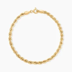 Histoire d'Or Bracelet Jerry Maille Corde Or Jaune