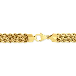 Outlet Histoire d'Or Bracelet Jerry Maille Corde 3 Rangs or jaune