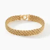 Discount Histoire d'Or Bracelet Jerry Maille Corde 4 Rangs Or Jaune