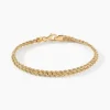 Sale Histoire d'Or Bracelet Jerry Maille Corde 2 Rangs Or Jaune