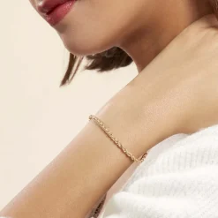 Best Histoire d'Or Bracelet Jerry Or Jaune Maille Corde