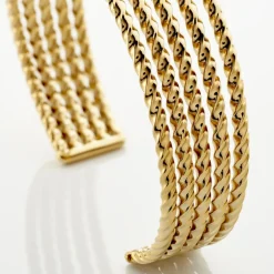 New Histoire d'Or Bracelet Jonc Acier Dore Anthonyn acier doré