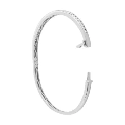 Histoire d'Or Bracelet Jonc Alane Or Blanc Oxyde De Zirconium* Bracelets|Bracelets Joncs
