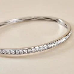 Histoire d'Or Bracelet Jonc Alane Or Blanc Oxyde De Zirconium* Bracelets|Bracelets Joncs