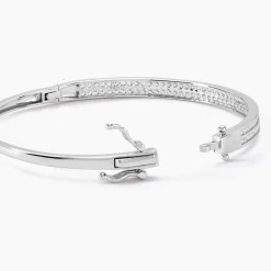 Histoire d'Or Bracelet Jonc Carinne Argent Blanc Oxyde De Zirconium* Bracelets|Bracelets Joncs