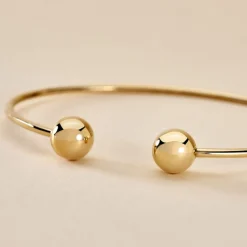 Discount Histoire d'Or Bracelet Jonc Davina Boules Or Jaune