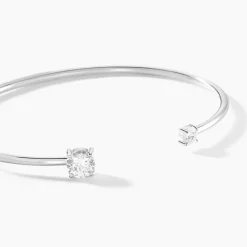 Histoire d'Or Bracelet Jonc Domitille Argent Blanc Oxyde De Zirconium* Bracelets|Bracelets Fantaisie