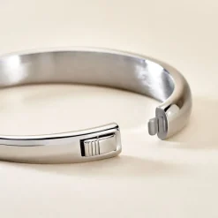 Hot Histoire d'Or Bracelet Jonc Emilio Acier Blanc