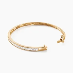 Histoire d'Or Bracelet Jonc Frieda Plaqué Or Jaune Oxyde De Zirconium* Bracelets|Bracelets Joncs