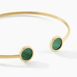 Histoire d'Or Bracelet Jonc Heida Or Jaune Malachite* Bracelets|Bracelets Joncs