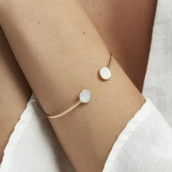 Histoire d'Or Bracelet Jonc Heida Or Jaune Nacre* Bracelets|Bracelets Joncs