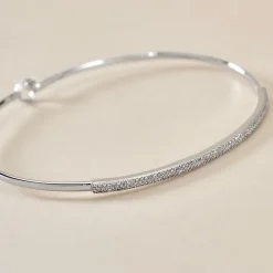 Histoire d'Or Bracelet Jonc Hermia Blanc Diamant Blanc* Bracelets|Bracelets Joncs