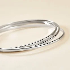 Histoire d'Or Bracelet Jonc Hugoline Argent Blanc* Bracelets|Bracelets Joncs