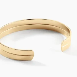 New Histoire d'Or Bracelet Jonc Jeanne-lise Plaqué Or Jaune