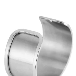 Online IMAGINE Bracelet Jonc Melvyna Acier Blanc Pierre De Synthese