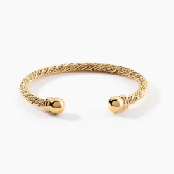 Discount Histoire d'Or Bracelet Jonc Nelsie Plaqué Or Doré