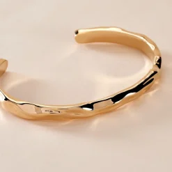 Hot Histoire d'Or Bracelet Jonc Organic plaqué or jaune