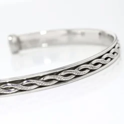 Histoire d'Or Bracelet Jonc Oscaro Argent Gris* Bracelets|Bracelets Joncs