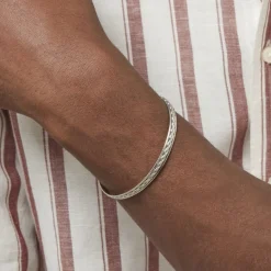 Histoire d'Or Bracelet Jonc Oscaro Argent Gris* Bracelets|Bracelets Joncs