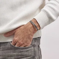 Histoire d'Or Bracelet Jonc Ouvert Acier Bicolore Anderson* Bracelets|Bracelets Fantaisie